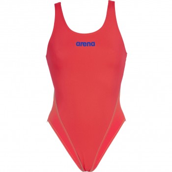 Arena Solid Swim TECH Fluo red