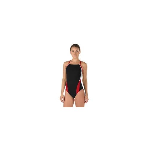 Speedo Edge splice crossback black/red