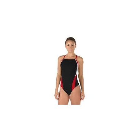 Speedo Edge splice crossback black/red