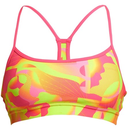 Funkita Pinged Pink Crop Top