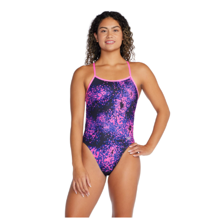 Speedo printed twisted back candy vibe