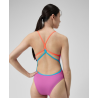 Speedo solid double strap kiki pink