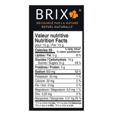 BRIX 800BX (15 g) - Mélange pour boisson énergétique