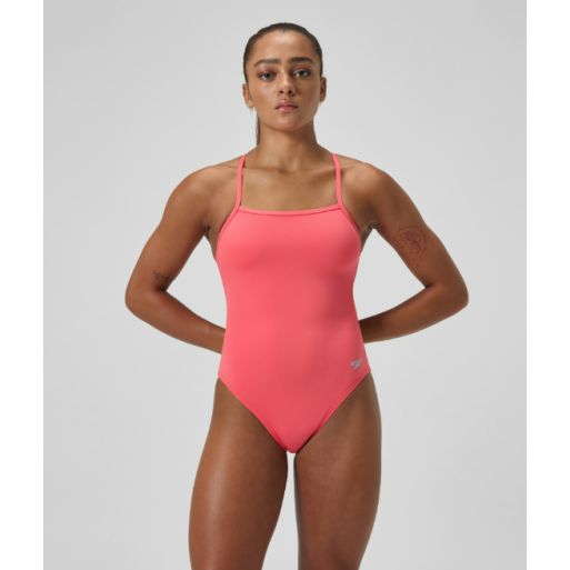 Speedo SOLID TWIST BACK - CORAL SANDS