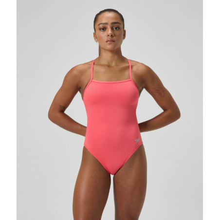 Speedo SOLID TWIST BACK - CORAL SANDS