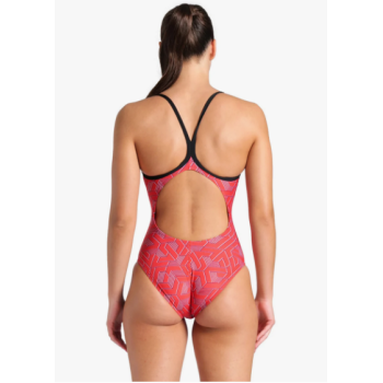 Arena Escape Lightdrop Back One Piece red & black