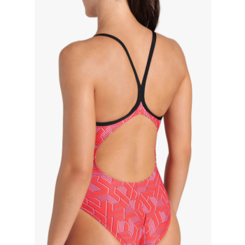 Arena Escape Lightdrop Back One Piece red & black