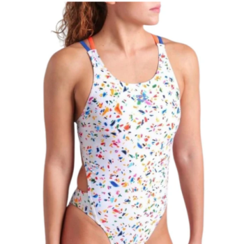 Arena Confetti Swim Tech White Multi