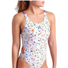 Arena Confetti Swim Tech White Multi