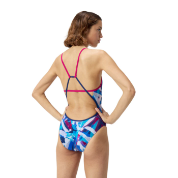 Speedo Tri Back Paint Splash