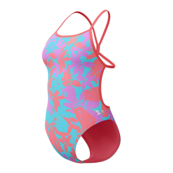 Speedo Printed V-Back Purple Kaluna Floral