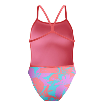 Speedo Printed V-Back Purple Kaluna Floral