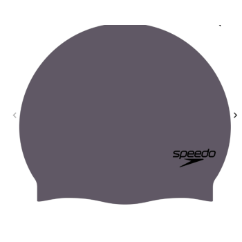 Speedo ELASTOMERIC SOLID SILICONE CAP - VINTAGE FOG