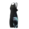 Speedo LZR PRO 2.0 PRINTED KNEESKIN - ELECTRO STATIC/BLACK
