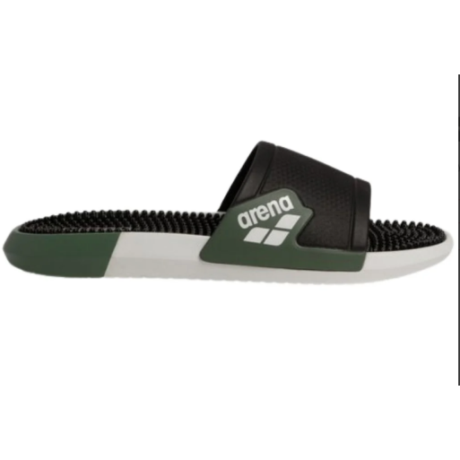 Arena Marco Active Slides Black White Sage