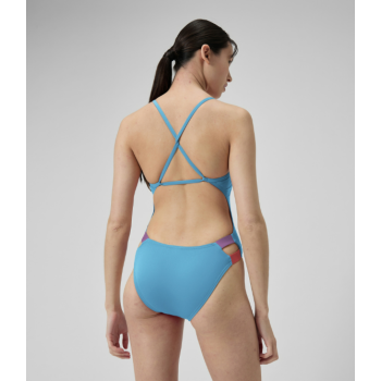 Speedo SOLID TWIST BACK - Picton Blue