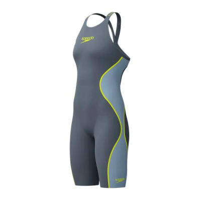 Speedo Pure intent 2.0 blue & grey open back