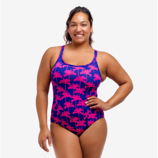 Funkita Strapping Locked in Lucy Pinky palms