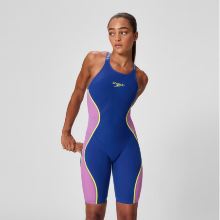 Speedo Pure Intent 2.0 Bleu & mauve dos ouvert