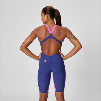 Speedo Pure Valor 2.0 bleu & mauve dos ouvert