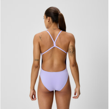Speedo solid V-Back purple