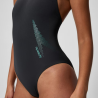 Speedo SOLID leaderbak Noir & bleu