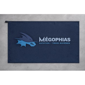 Serviette sublimée en microfibre Mego