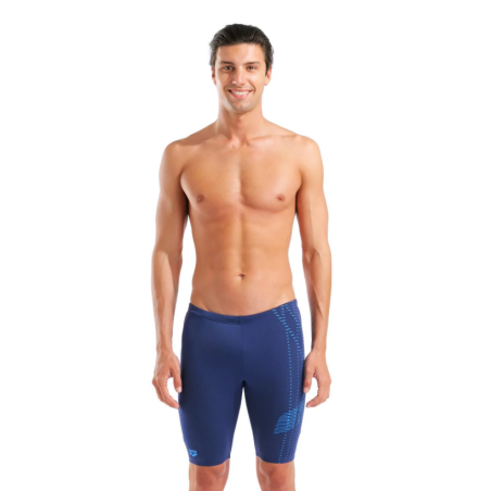 Arena  Jammer Asymmetrical Design Navy Turquoise