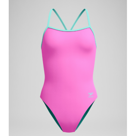 Speedo SOLID V-Back 2.0 NEON FLAMINGO