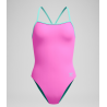 Speedo SOLID V-Back 2.0 NEON FLAMINGO