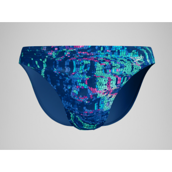speedo MENS printed BRIEF PIXEL POOL/NAVY