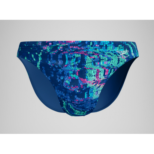 speedo MENS printed BRIEF PIXEL POOL/NAVY