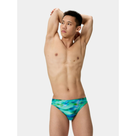 speedo MENS printed BRIEF SUNSET GROVE/GREEN