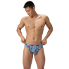 speedo MENS printed BRIEF Electric Luau/Arcadia Blue