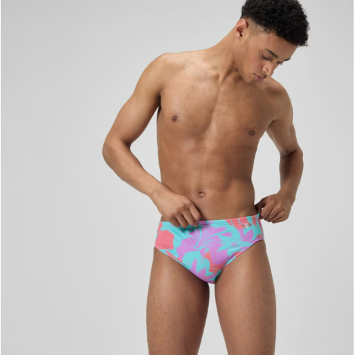 speedo MENS printed BRIEF Purple