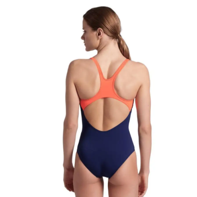 Arena Reflecting Pro Back NAVY BRIGHT CORAL