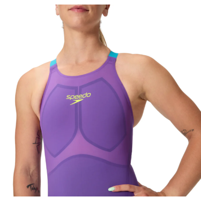 Speedo Pure Valor 2.0 purplle & Turquoise open back