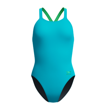 Speedo SOLID POWERBACK ENDURANCE+ Mayan Blue