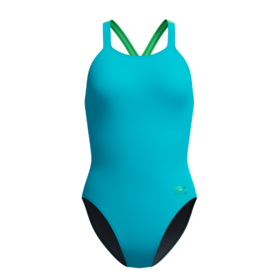 Speedo SOLID POWERBACK ENDURANCE+ Mayan Blue