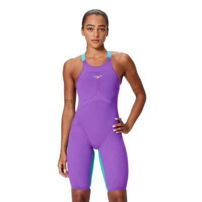 Speedo Pure Valor 2.0 purplle & Turquoise open back