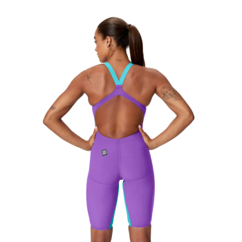 Speedo Pure Valor 2.0 purplle & Turquoise open back