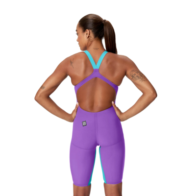 Speedo Pure Valor 2.0 purplle & Turquoise open back