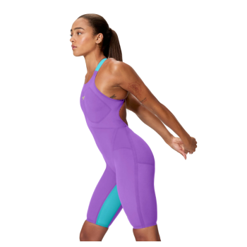 Speedo Pure Valor 2.0 Mauve & Turquoise dos ouvert