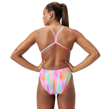 Speedo V-Back The one printed LANI BLUR CORAL SANDS