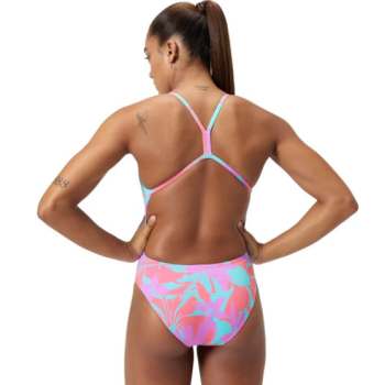 Speedo V-Back The one printed Kaluna Floral Arctic Glass