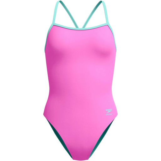 Speedo V-back 2.0 Rose et bleu