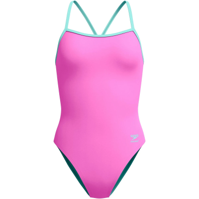 Speedo V-back 2.0 Rose et bleu
