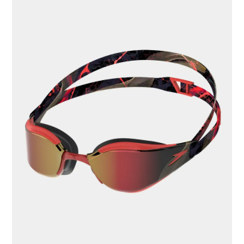 Speedo FASTSKIN HYPER ELITE MIRROR - Noir & Rouge