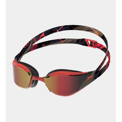 Speedo FASTSKIN HYPER ELITE MIRROR - Black & Red