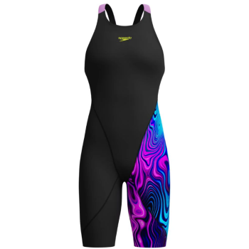 Speedo LZR PRO 2.0 PRINTED KNEESKIN -  Black Subsurface